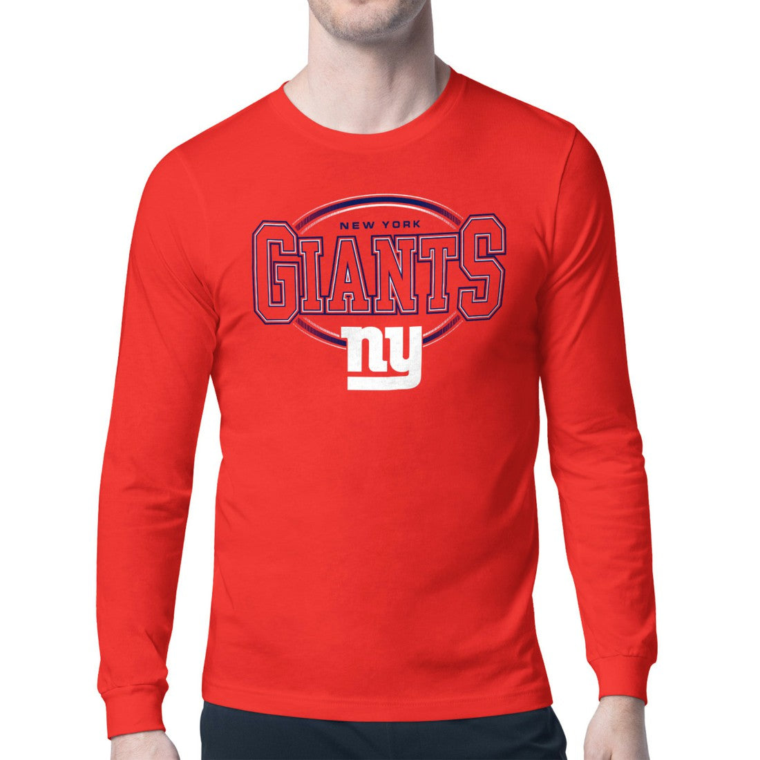 NFL New York Giants Starter Team Track Graphic Long Sleeve T-Shirt