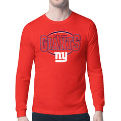 NFL New York Giants Starter Team Track Graphic Long Sleeve T-Shirt