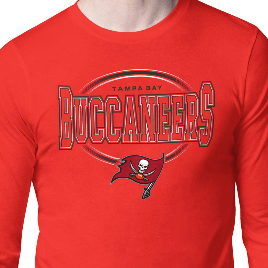 NFL Tampa Bay Buccaneers Starter Team Track Graphic Long Sleeve T-Shirt