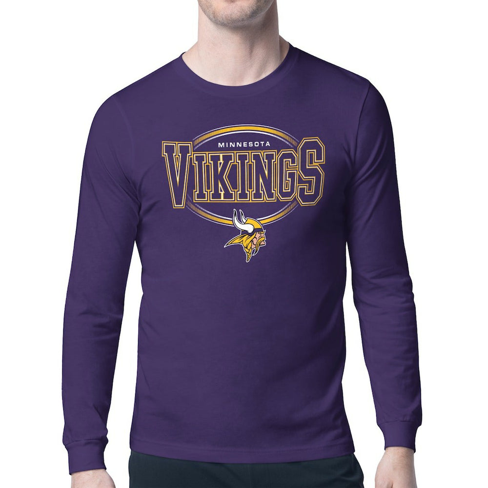 NFL Minnesota Vikings Starter Team Track Graphic Long Sleeve T-Shirt