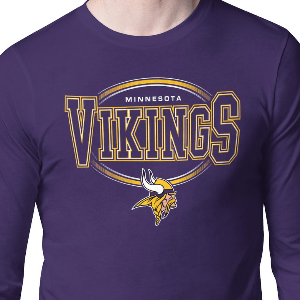 NFL Minnesota Vikings Starter Team Track Graphic Long Sleeve T-Shirt