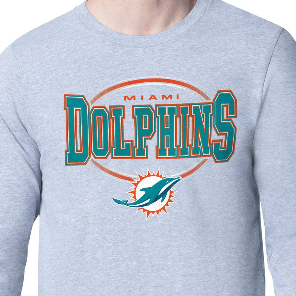 NFL Miami Dolphins Starter Team Track Graphic Long Sleeve T-Shirt