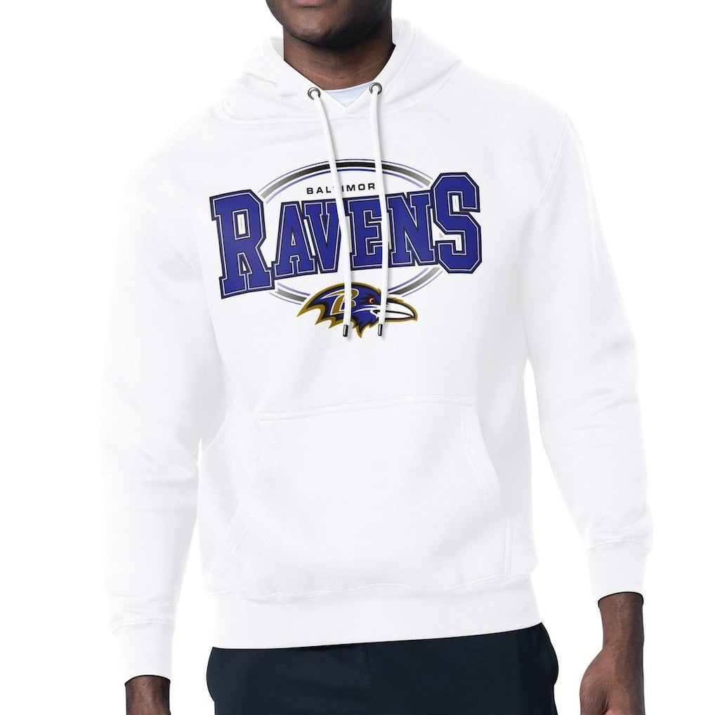 NFL Baltimore Ravens Starter Team Track Graphic Pullover Hoodie