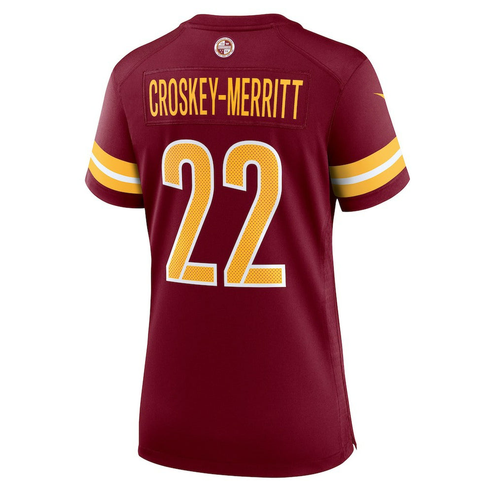 NFL Washington Commanders Jacory Croskey-Merritt  Women's Team Game Jersey