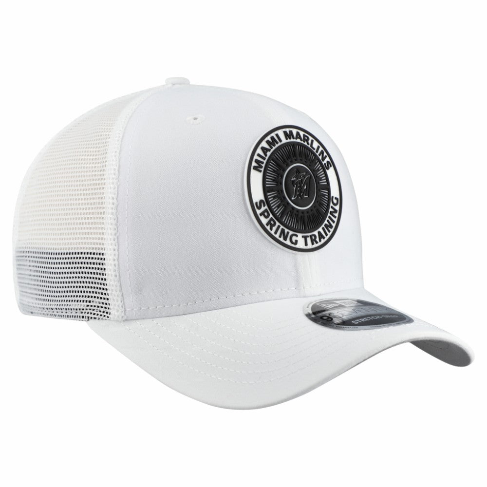 Miami Marlins 2026 Spring Training Fan Pack 9SEVENTY Adjustable Trucker Hat - White | New Era