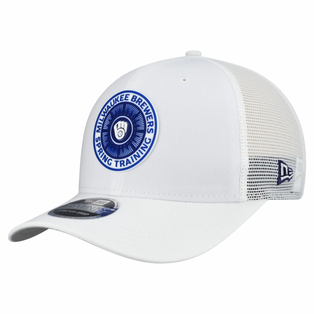 Milwaukee Brewers 2026 Spring Training Fan Pack 9SEVENTY Adjustable Trucker Hat - White | New Era