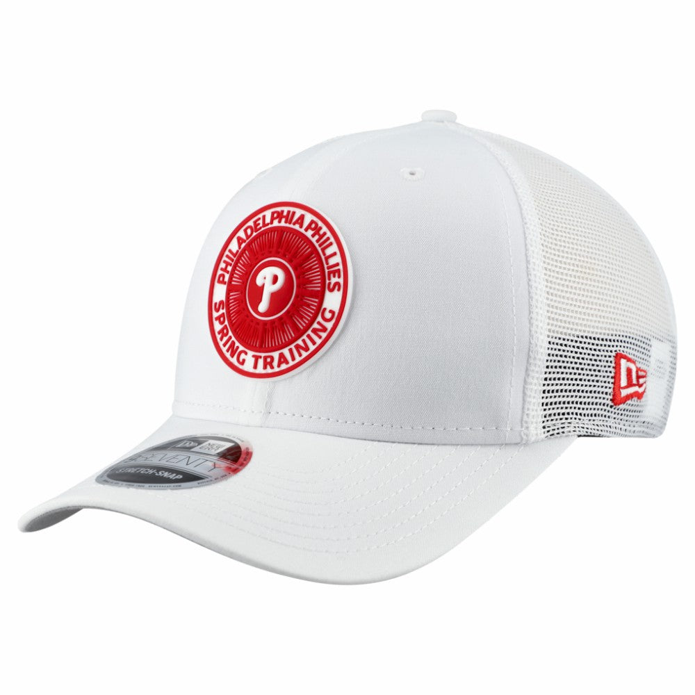 Philadelphia Phillies 2026 Spring Training Fan Pack 9SEVENTY Adjustable Trucker Hat - White | New Era