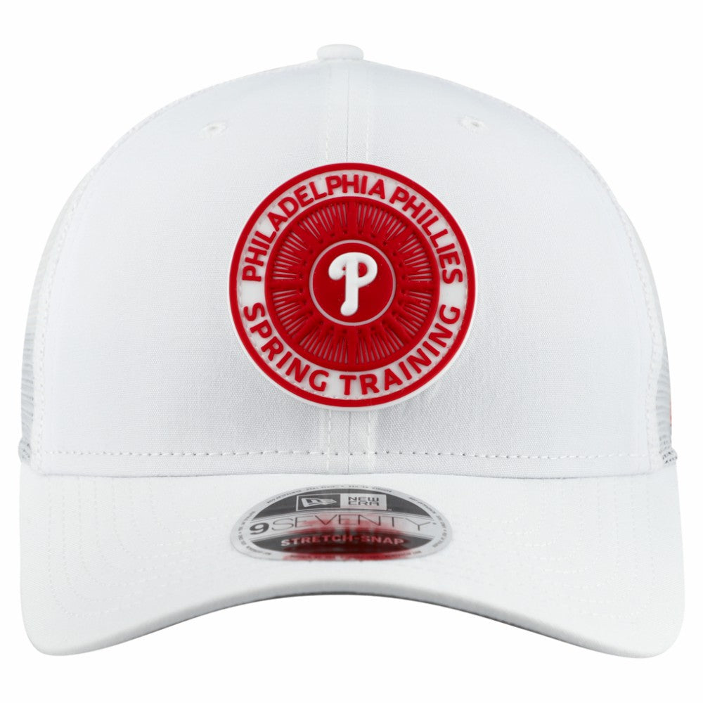 Philadelphia Phillies 2026 Spring Training Fan Pack 9SEVENTY Adjustable Trucker Hat - White | New Era