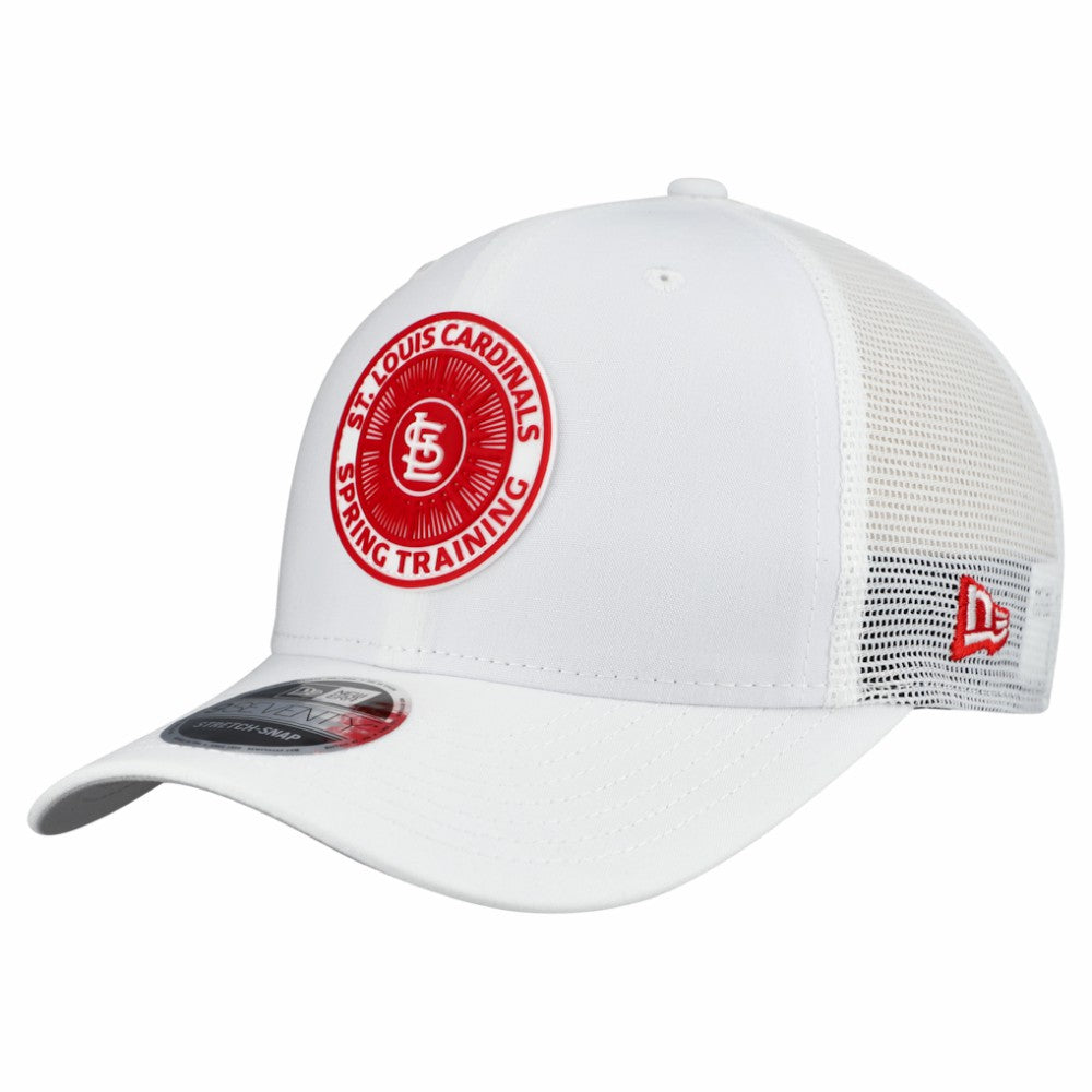 St. Louis Cardinals 2026 Spring Training Fan Pack 9SEVENTY Adjustable Trucker Hat - White | New Era
