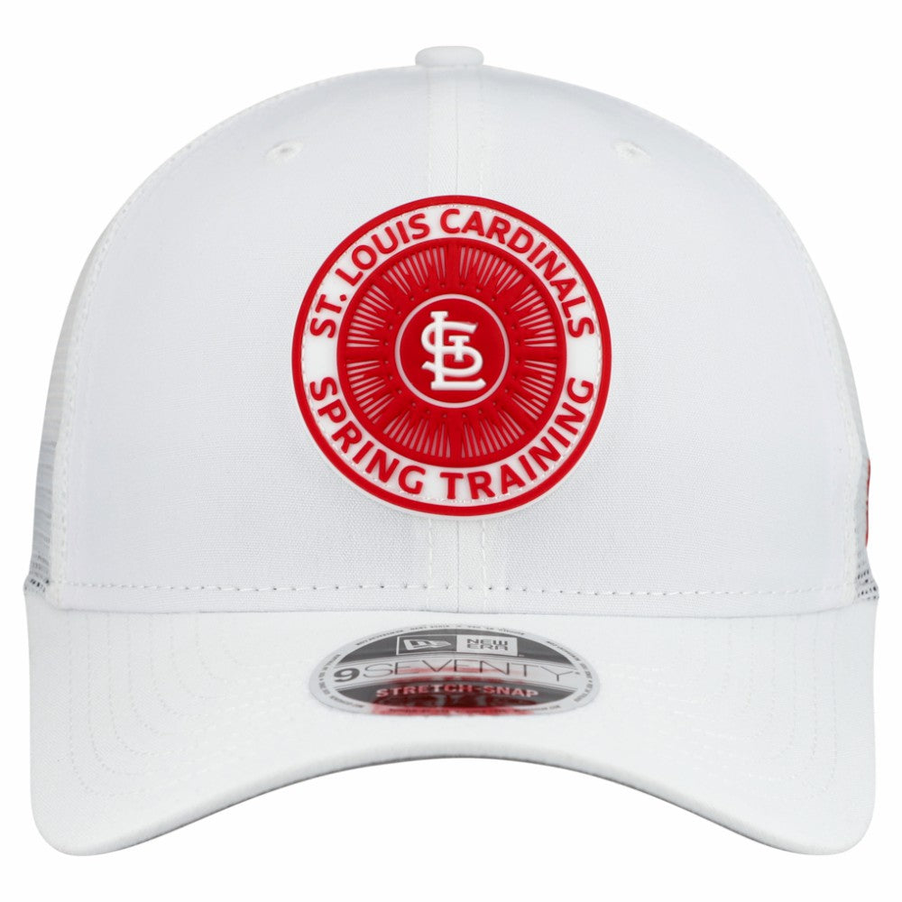 St. Louis Cardinals 2026 Spring Training Fan Pack 9SEVENTY Adjustable Trucker Hat - White | New Era