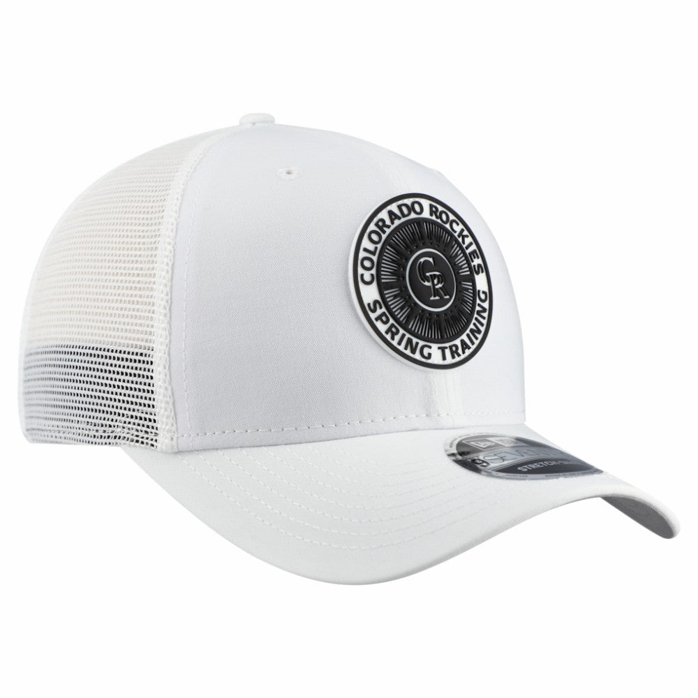 Colorado Rockies 2026 Spring Training Fan Pack 9SEVENTY Adjustable Trucker Hat - White | New Era