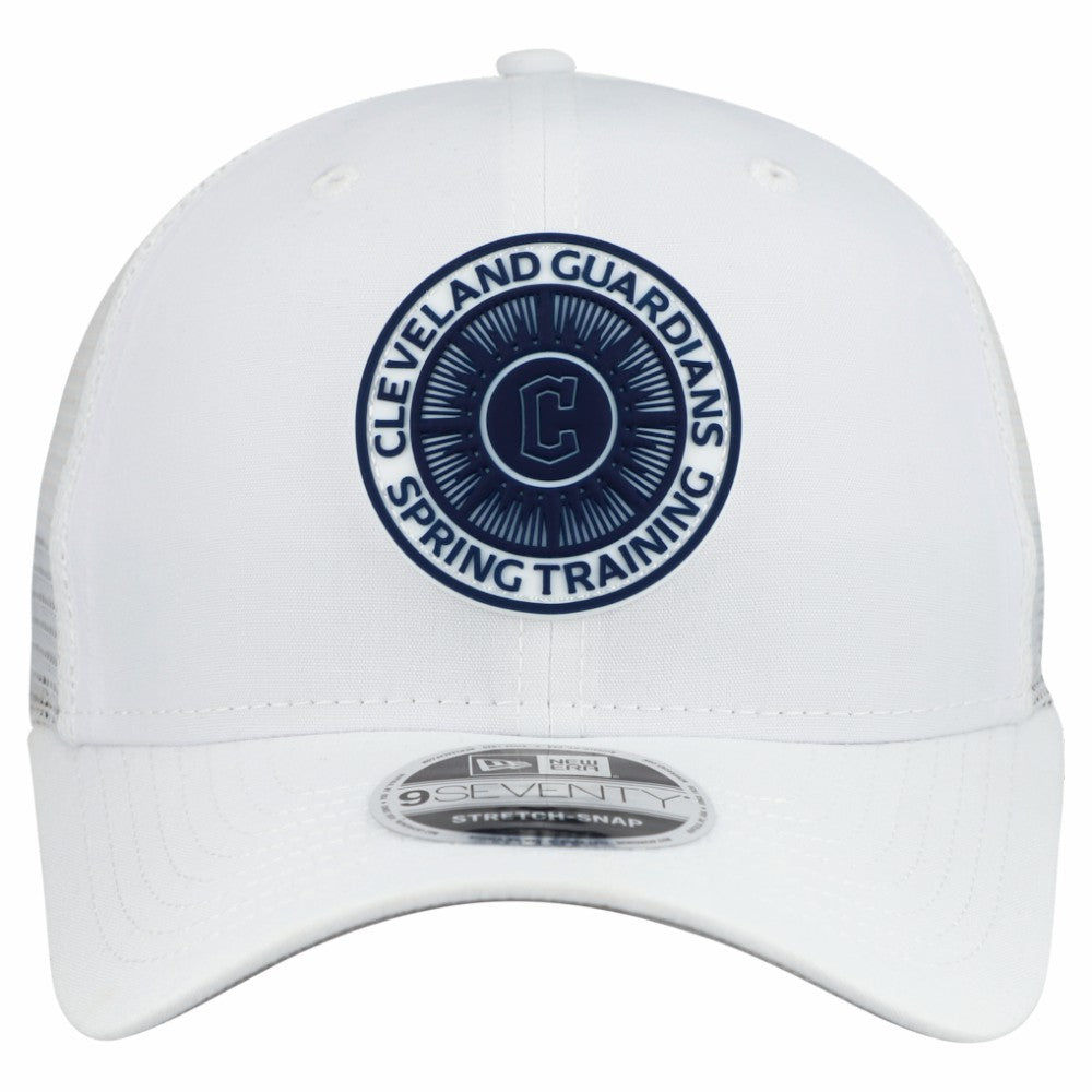 Cleveland Guardians 2026 Spring Training Fan Pack 9SEVENTY Adjustable Trucker Hat - White | New Era