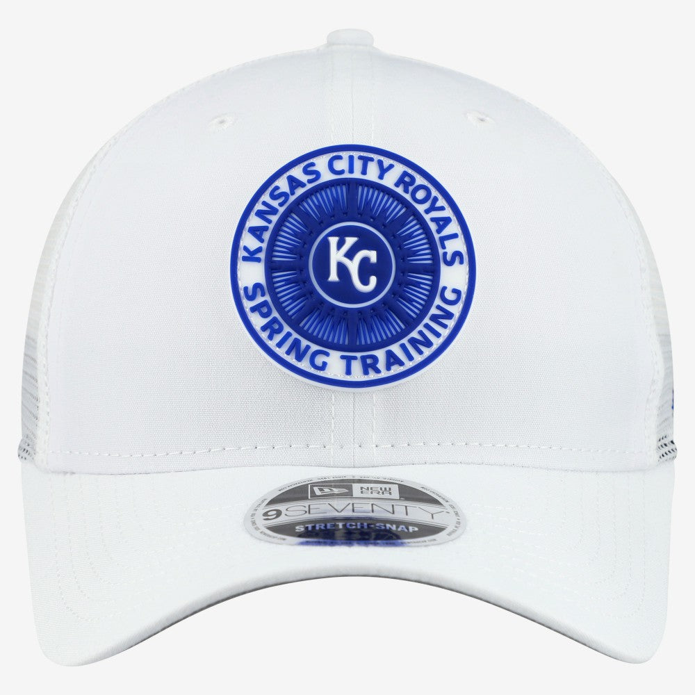Kansas City Royals 2026 Spring Training Fan Pack 9SEVENTY Adjustable Trucker Hat - White | New Era