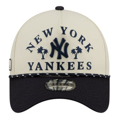New York Yankees 2026 Spring Training Fan Pack Rope A-Frame 9FORTY Adjustable Hat - Cream | New Era