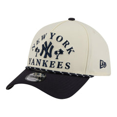 New York Yankees 2026 Spring Training Fan Pack Rope A-Frame 9FORTY Adjustable Hat - Cream | New Era