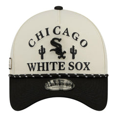 Chicago White Sox 2026 Spring Training Fan Pack Rope A-Frame 9FORTY Adjustable Hat - Cream | New Era