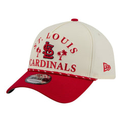 St. Louis Cardinals 2026 Spring Training Fan Pack Rope A-Frame 9FORTY Adjustable Hat - Cream | New Era