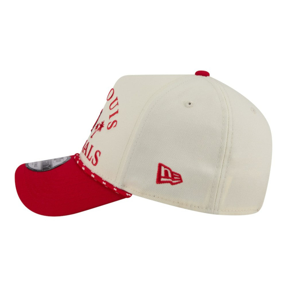 St. Louis Cardinals 2026 Spring Training Fan Pack Rope A-Frame 9FORTY Adjustable Hat - Cream | New Era