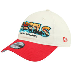 Los Angeles Angels Youth 2026 Spring Training Fan Pack Batter 9TWENTY Adjustable Hat - Stone/Red | New Era
