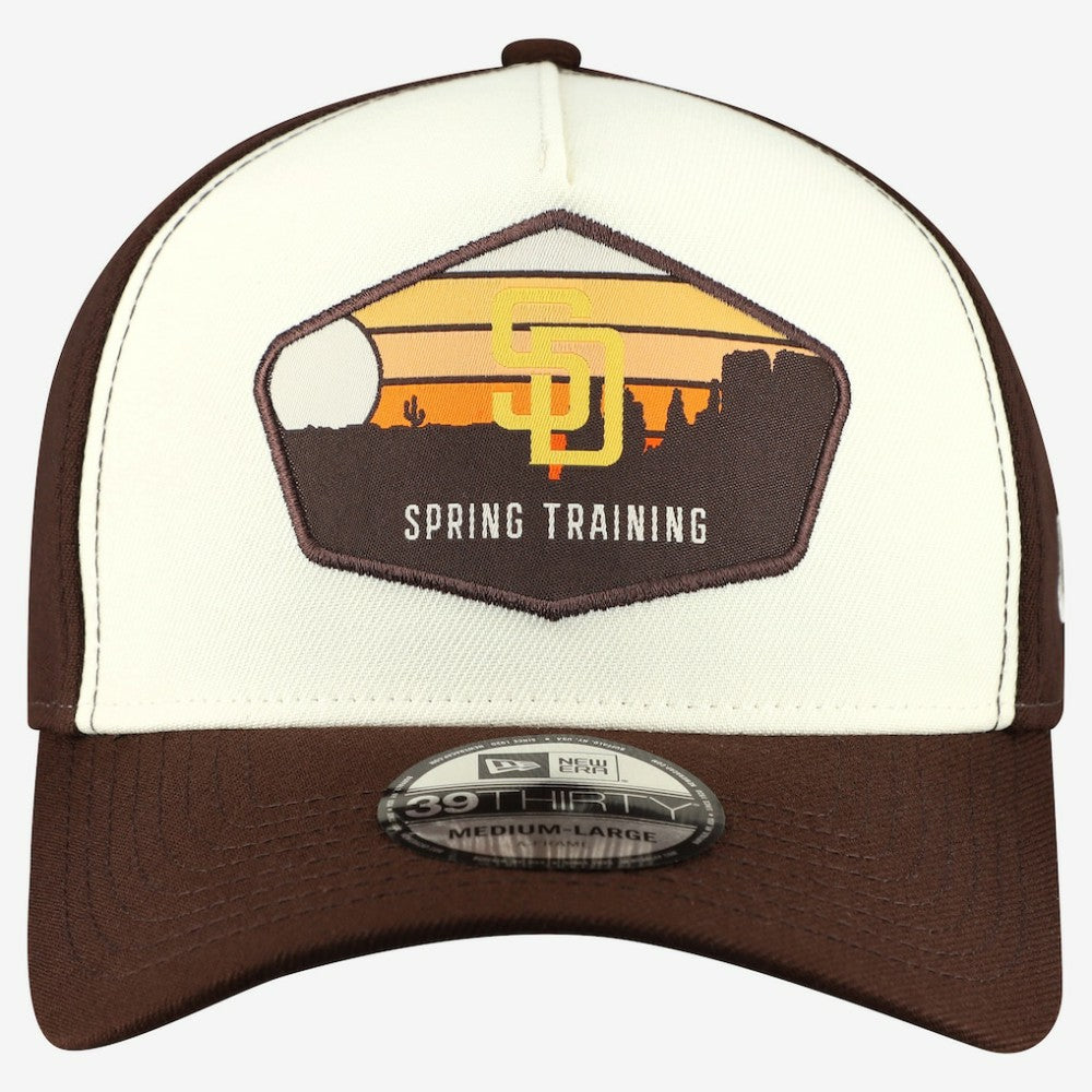 San Diego Padres 2026 Spring Training Fan Pack Gradient 39THIRTY Flex Hat - Stone | New Era