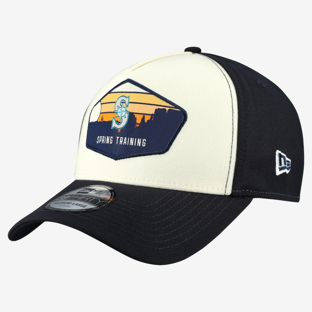 Seattle Mariners 2026 Spring Training Fan Pack Gradient 39THIRTY Flex Hat - Stone | New Era