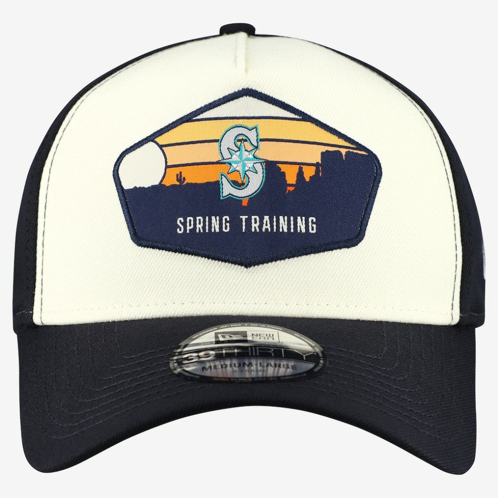 Seattle Mariners 2026 Spring Training Fan Pack Gradient 39THIRTY Flex Hat - Stone | New Era