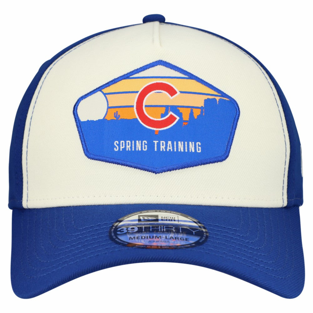 Chicago Cubs 2026 Spring Training Fan Pack Gradient 39THIRTY Flex Hat - Stone/Royal | New Era