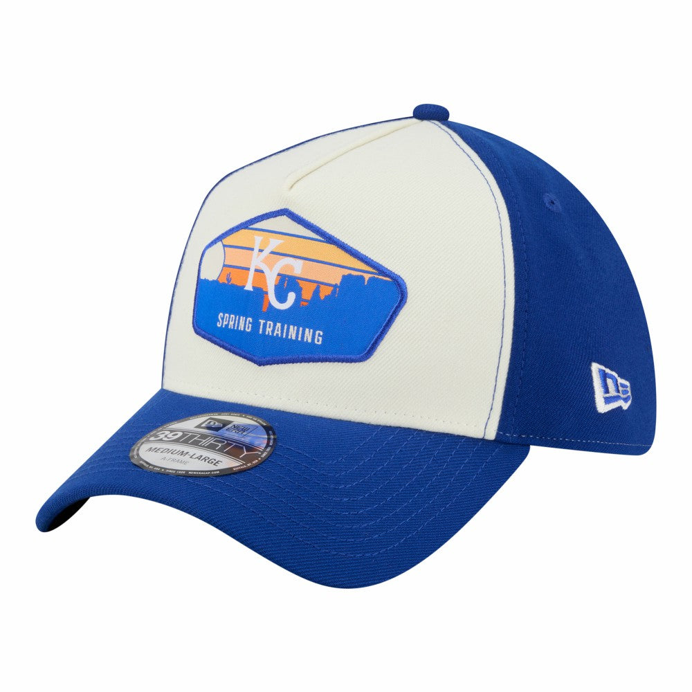 Kansas City Royals 2026 Spring Training Fan Pack Gradient 39THIRTY Flex Hat - Stone | New Era