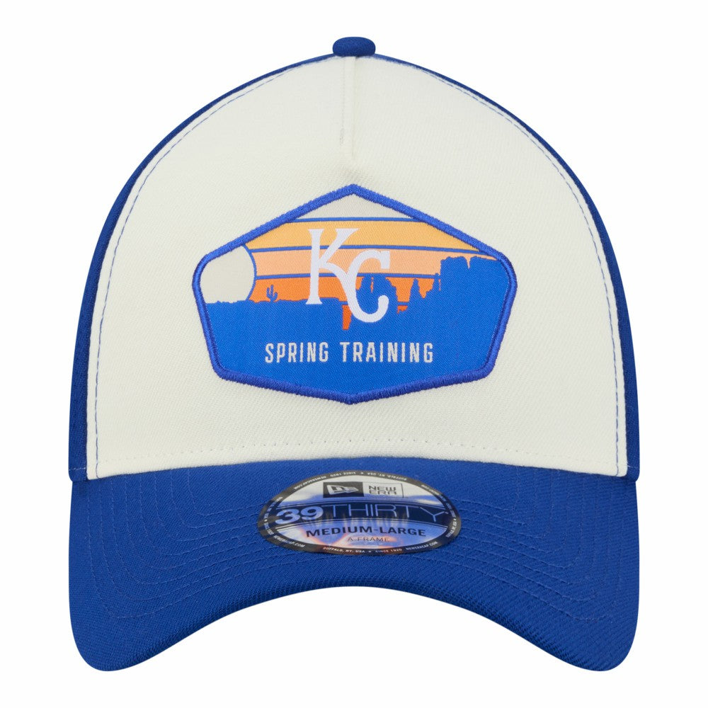 Kansas City Royals 2026 Spring Training Fan Pack Gradient 39THIRTY Flex Hat - Stone | New Era