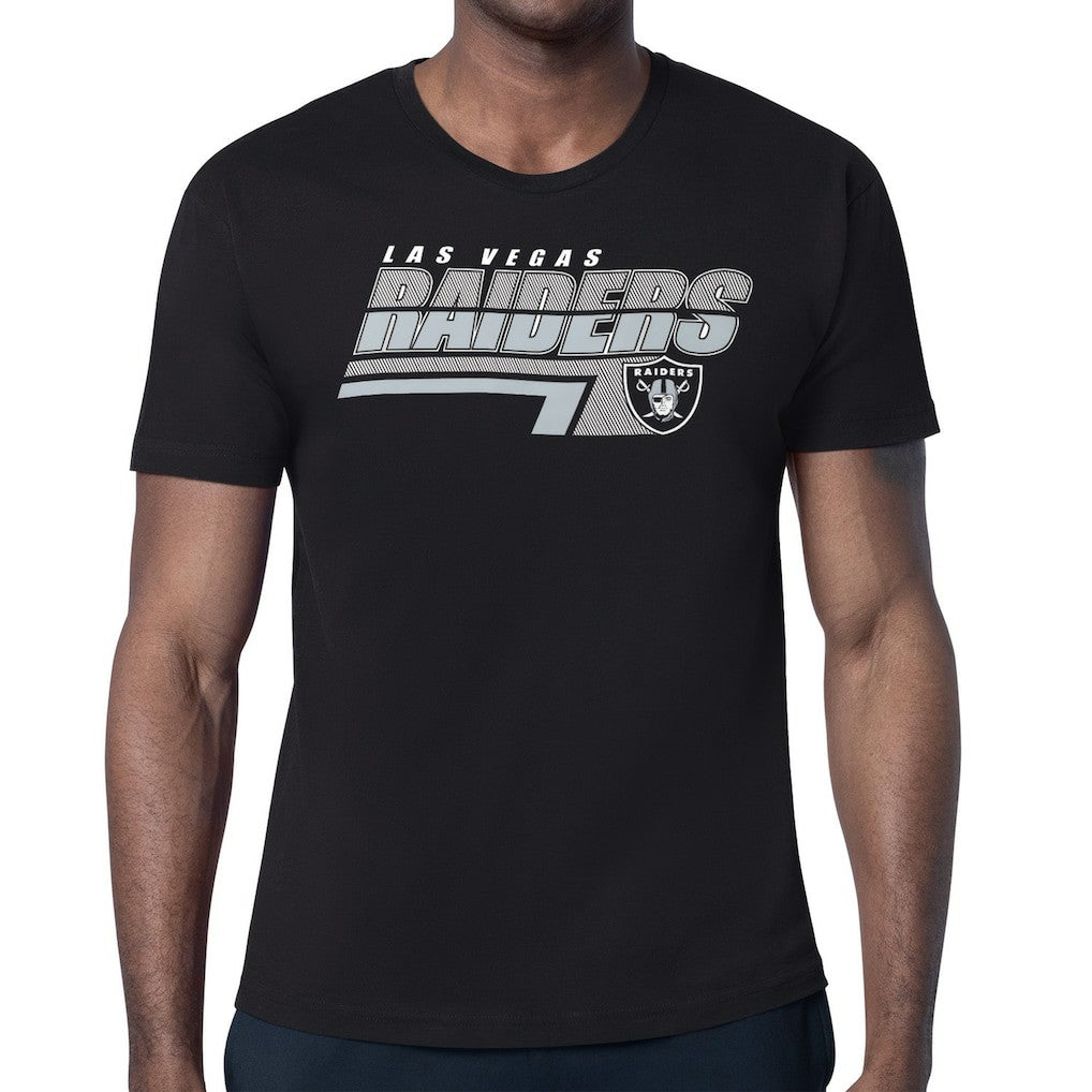 NFL Las Vegas Raiders Starter Logo Push Graphic T-Shirt