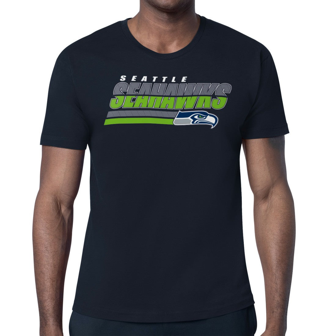 NFL Seattle Seahawks Starter Logo Push Graphic T-Shirt