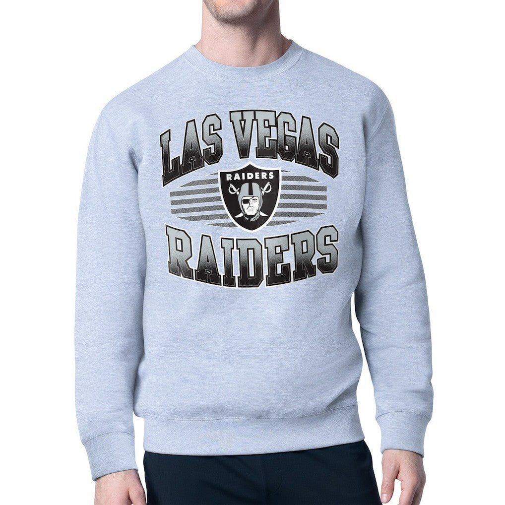 NFL Las Vegas Raiders Starter Team Grit Graphic Fleece Pullover Sweatshirt