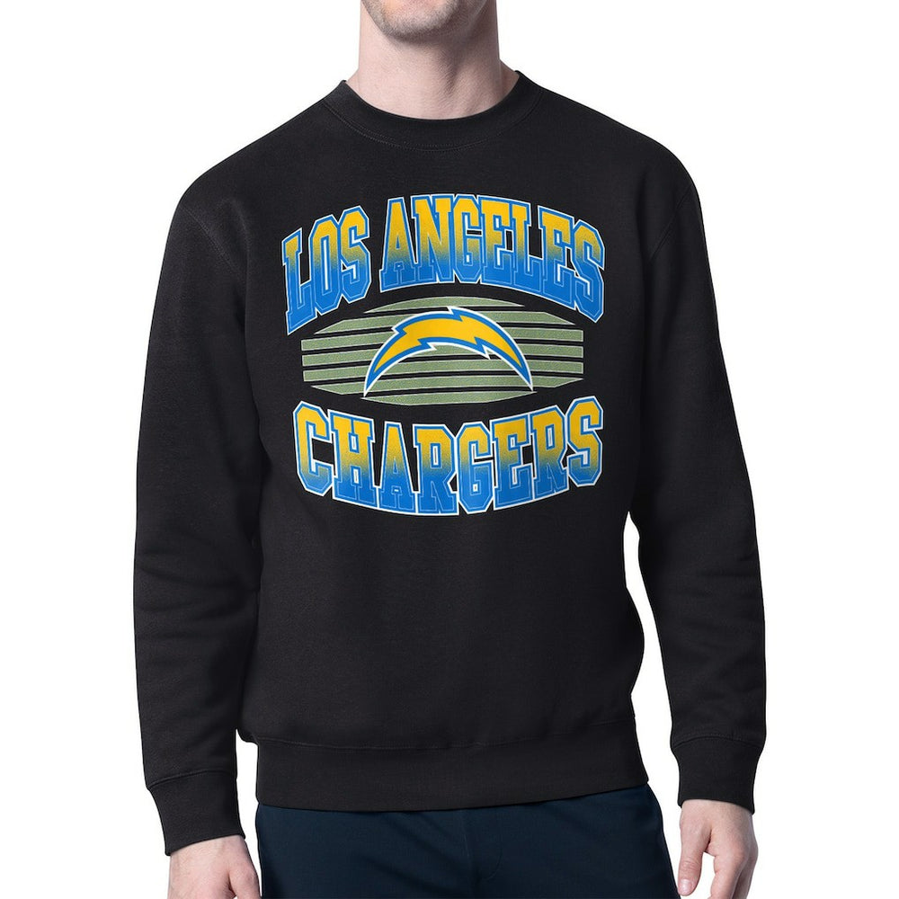 NFL Los Angeles Chargers Starter Team Grit Graphic Fleece Pullover Sweatshirt