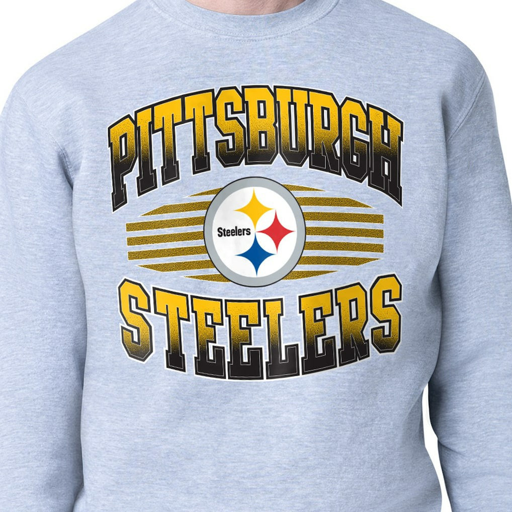 NFL Pittsburgh Steelers Starter Team Grit Graphic Fleece Pullover Sweatshirt