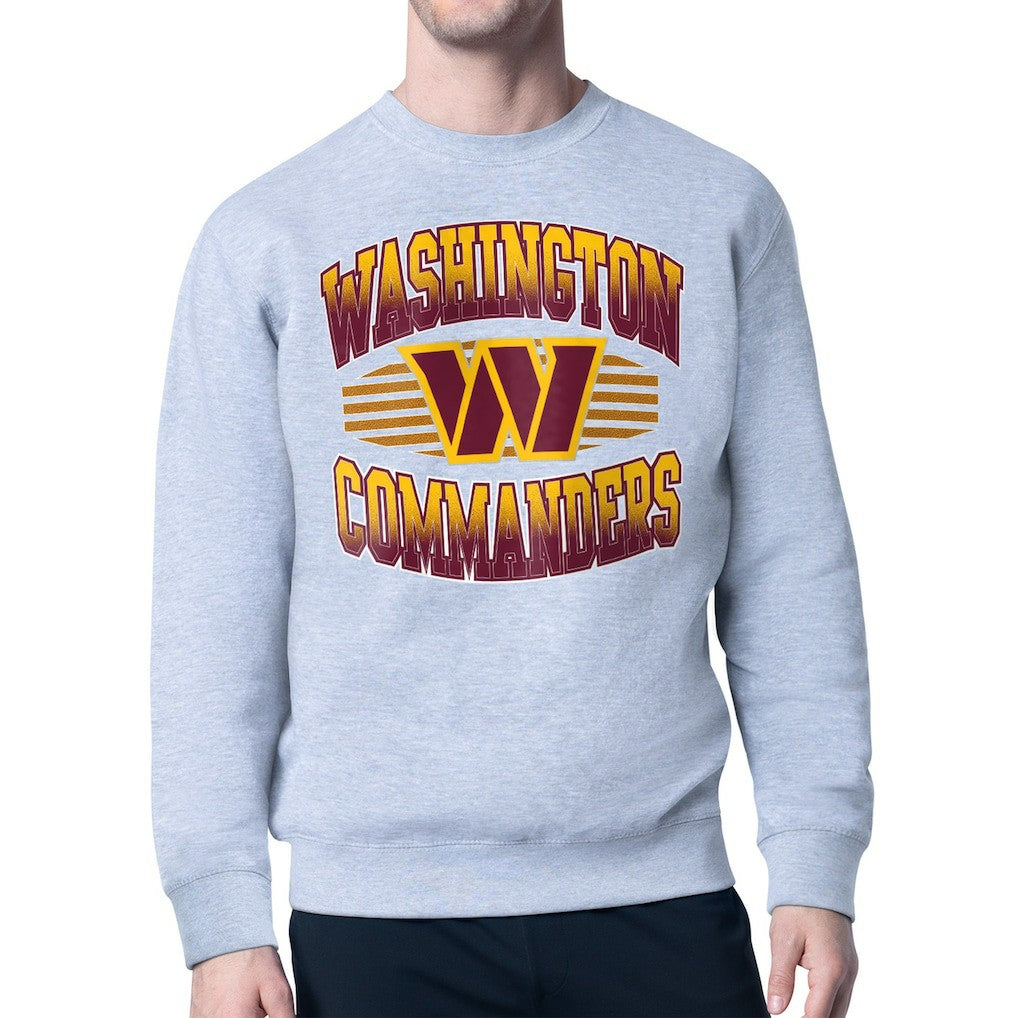 NFL Washington Commanders Starter Team Grit Graphic Fleece Pullover Sweatshirt