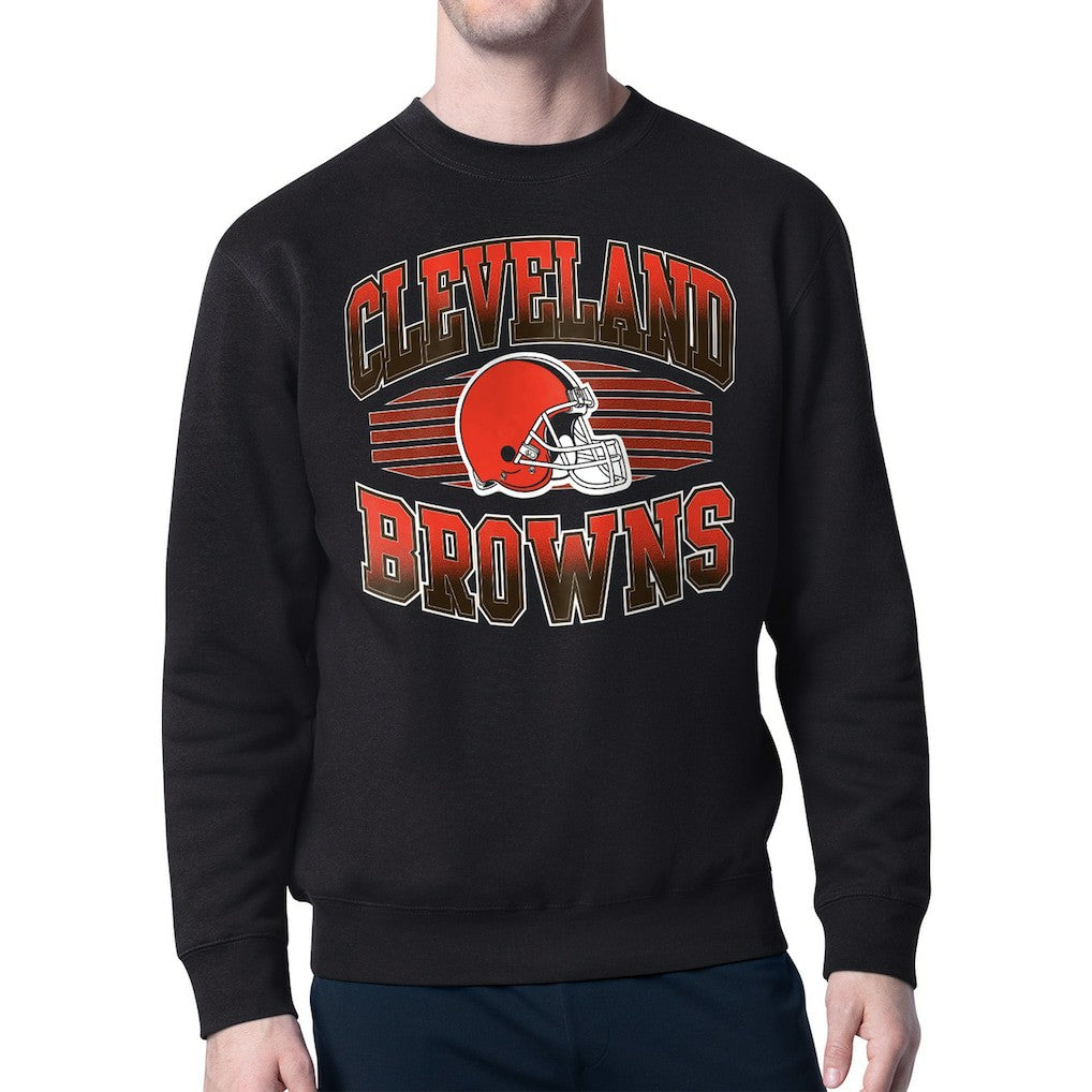 NFL Cleveland Browns Starter Team Grit Graphic Fleece Pullover Sweatshirt