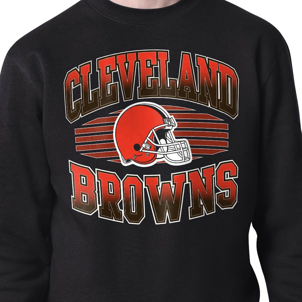 NFL Cleveland Browns Starter Team Grit Graphic Fleece Pullover Sweatshirt