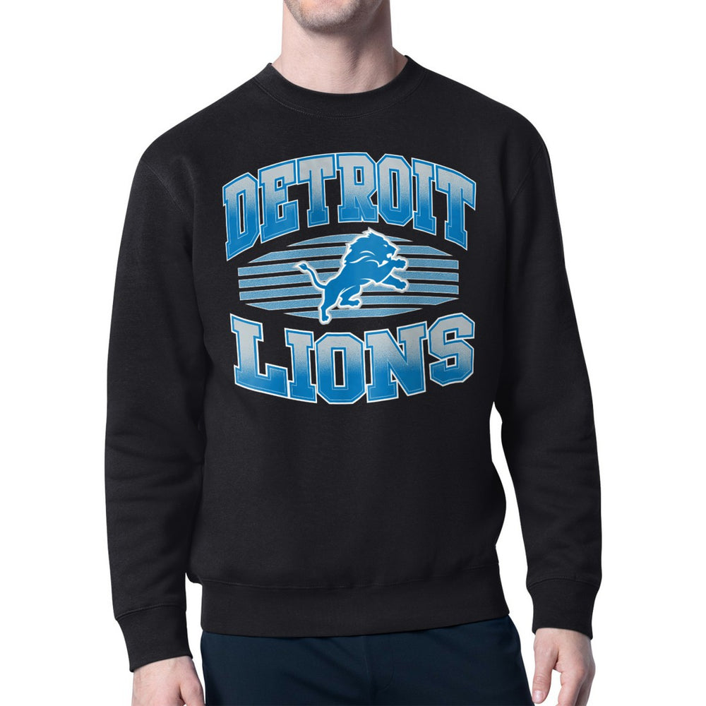 NFL Detroit Lions Starter Team Grit Graphic Fleece Pullover Sweatshirt