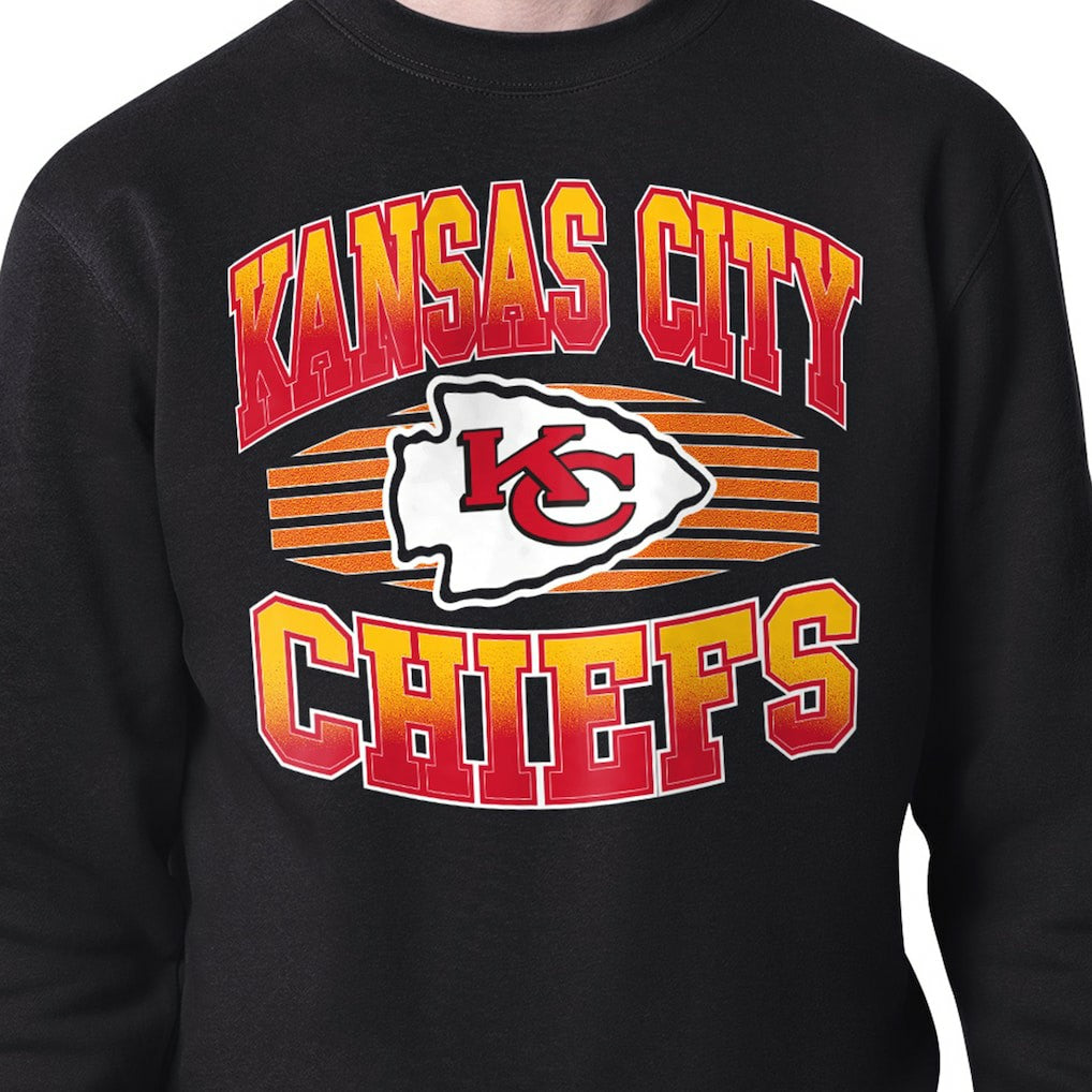 NFL Kansas City Chiefs Starter Team Grit Graphic Fleece Pullover Sweatshirt