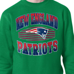 NFL New England Patriots Starter Team Grit Graphic Fleece Pullover Sweatshirt