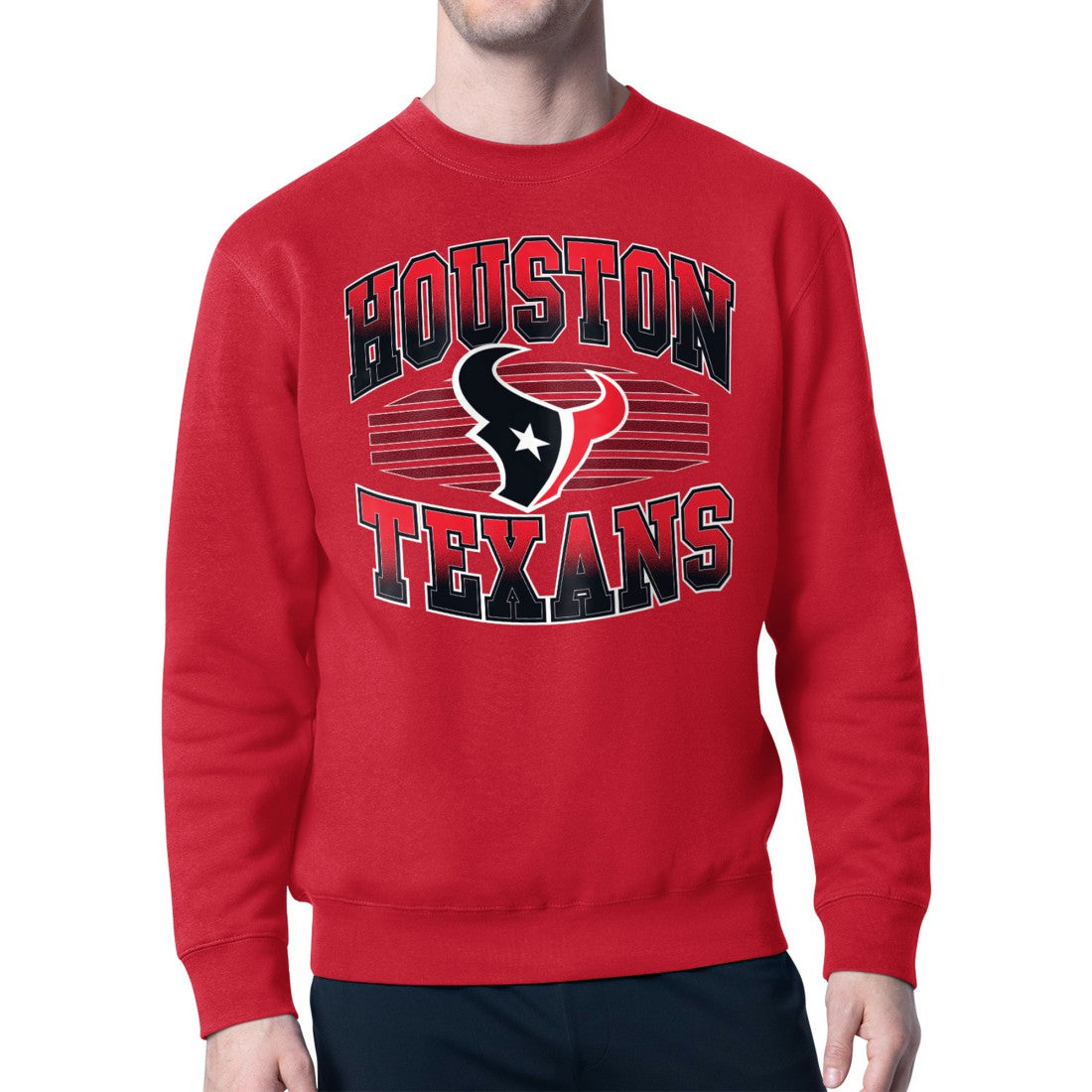 NFL Houston Texans Starter Team Grit Graphic Fleece Pullover Sweatshirt