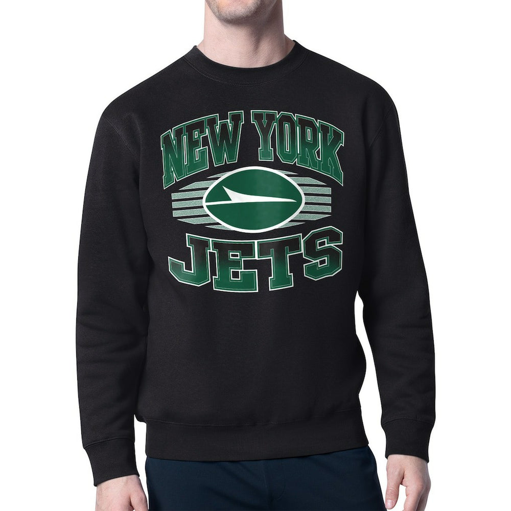 NFL New York Jets Starter Team Grit Graphic Fleece Pullover Sweatshirt
