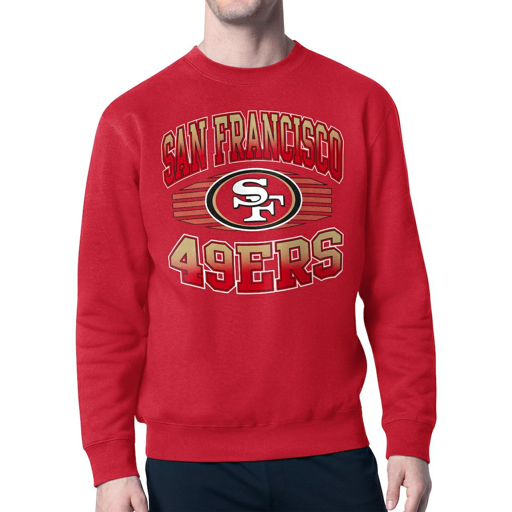 NFL San Francisco 49ers Starter Team Grit Graphic Fleece Pullover Sweatshirt