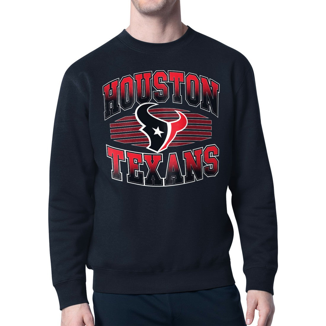 NFL Houston Texans Starter Team Grit Graphic Fleece Pullover Sweatshirt