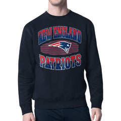 NFL New England Patriots Starter Team Grit Graphic Fleece Pullover Sweatshirt