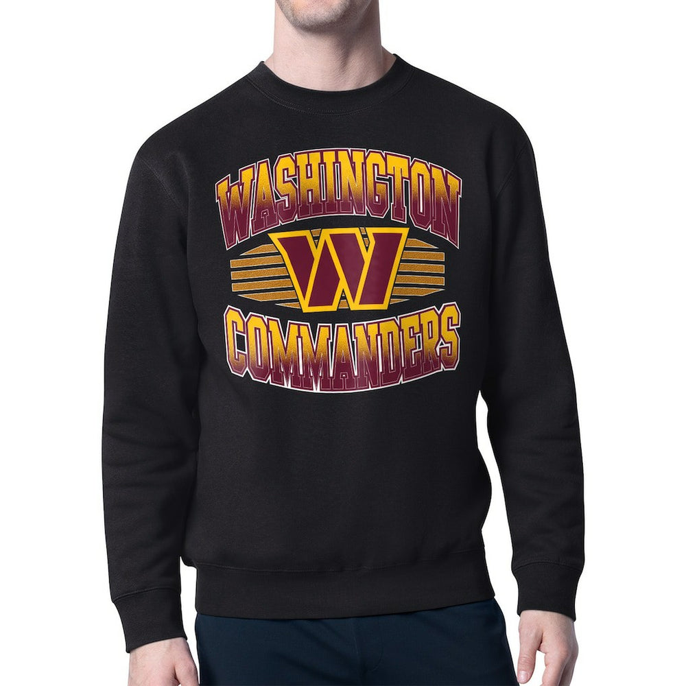 NFL Washington Commanders Starter Team Grit Graphic Fleece Pullover Sweatshirt
