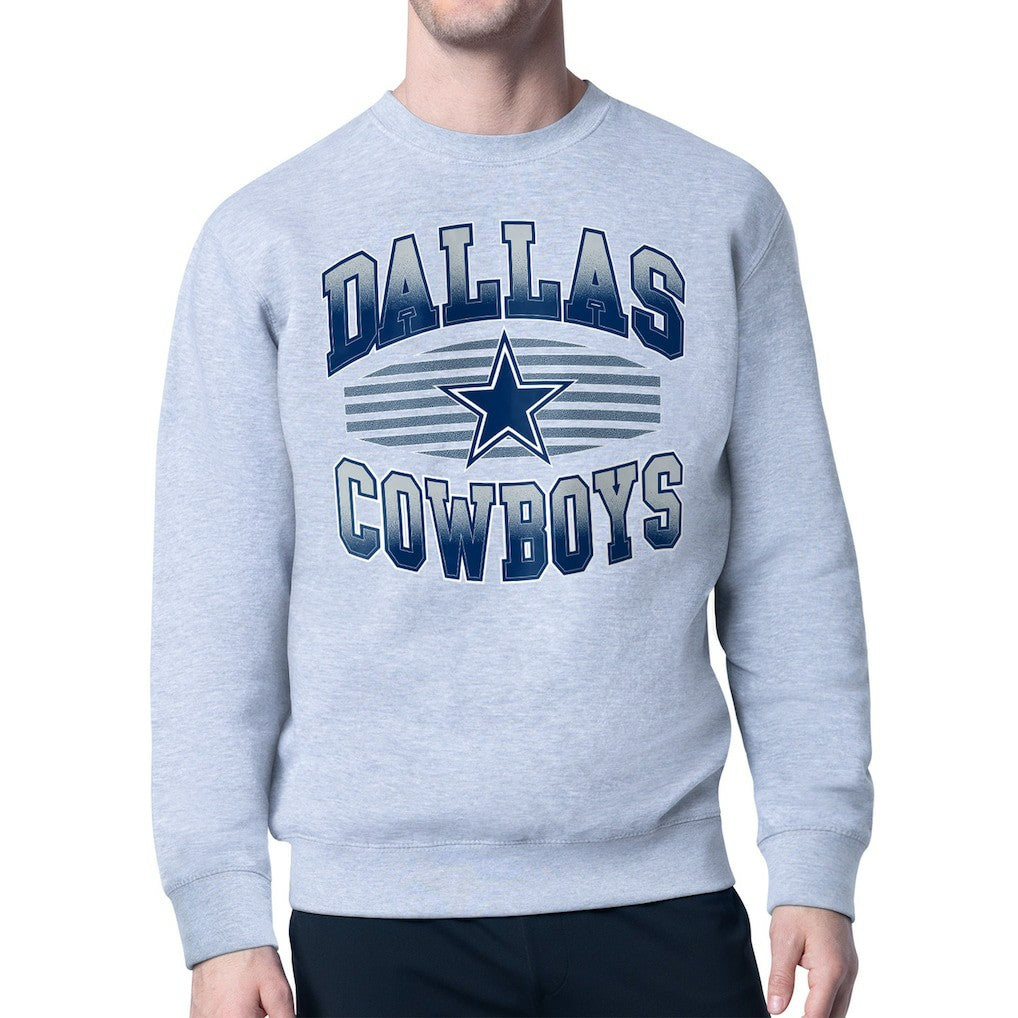 NFL Dallas Cowboys Starter Team Grit Graphic Fleece Pullover Sweatshirt
