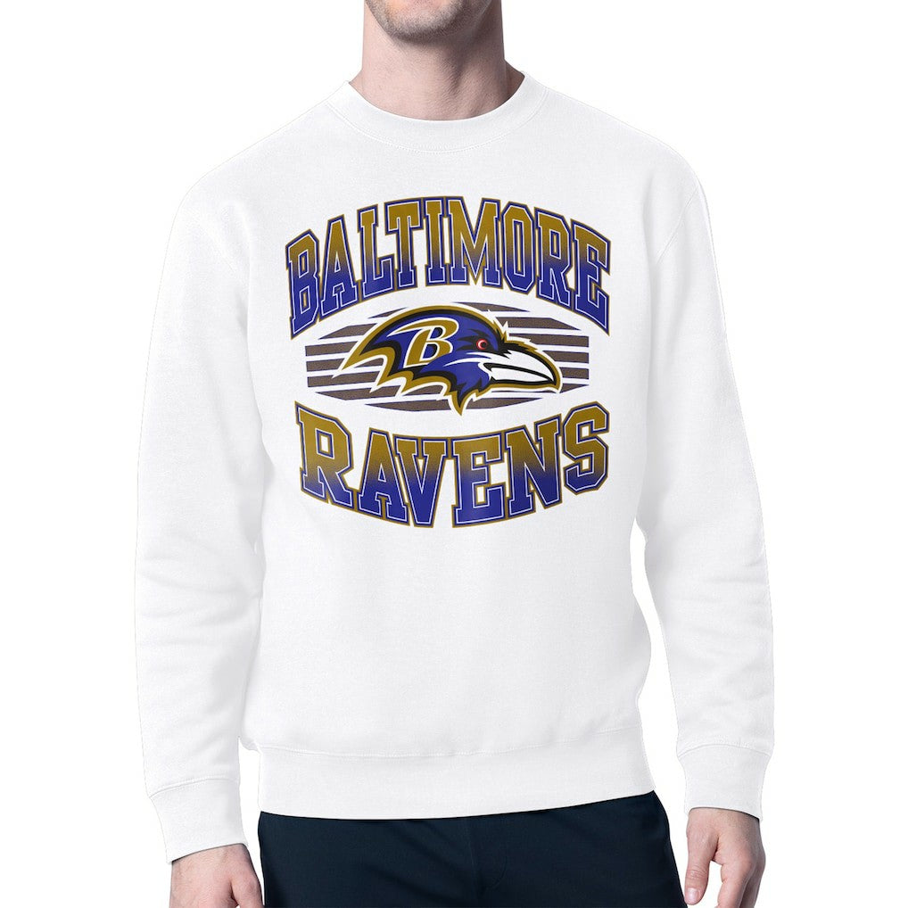 NFL Baltimore Ravens Starter Team Grit Graphic Fleece Pullover Sweatshirt