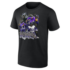 NFL Baltimore Ravens Derrick Henry  Notorious Graphic T-Shirt