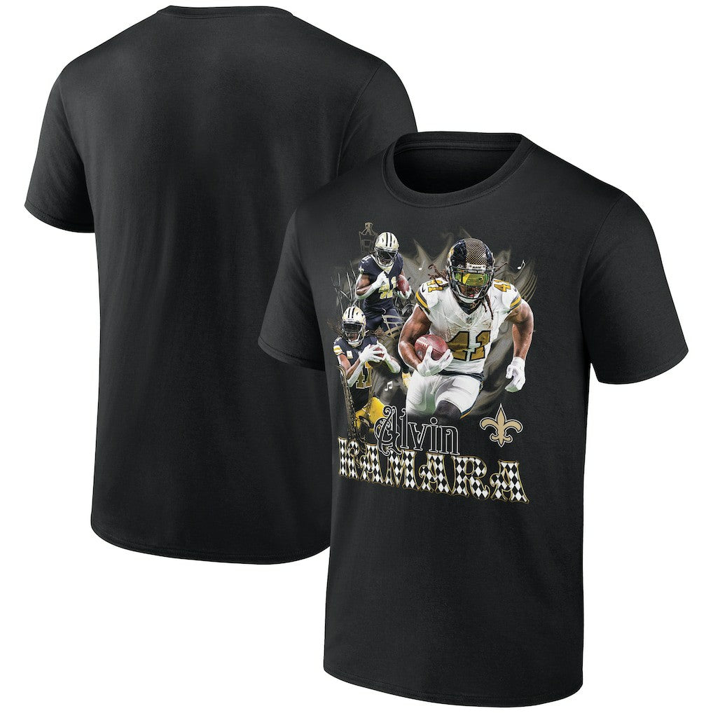 NFL New Orleans Saints Alvin Kamara  Notorious Graphic T-Shirt